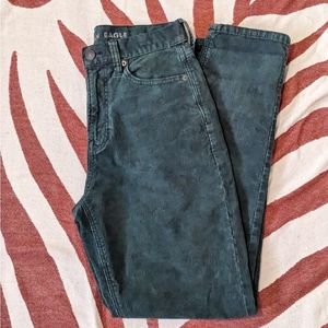 Dark Green Corduroy Pants